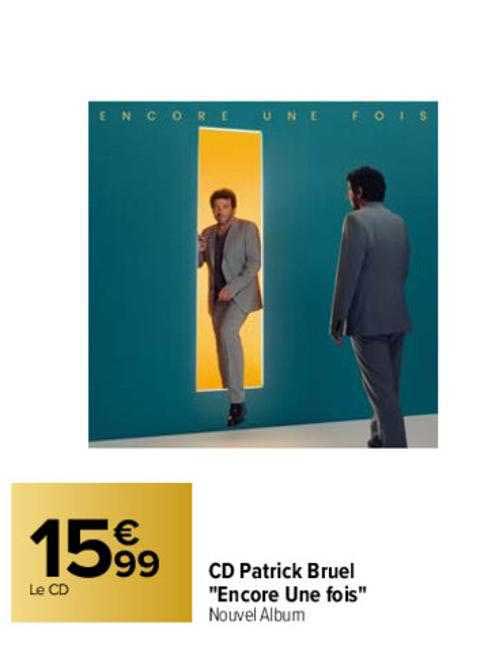 cd patrick bruel "encore une fois"