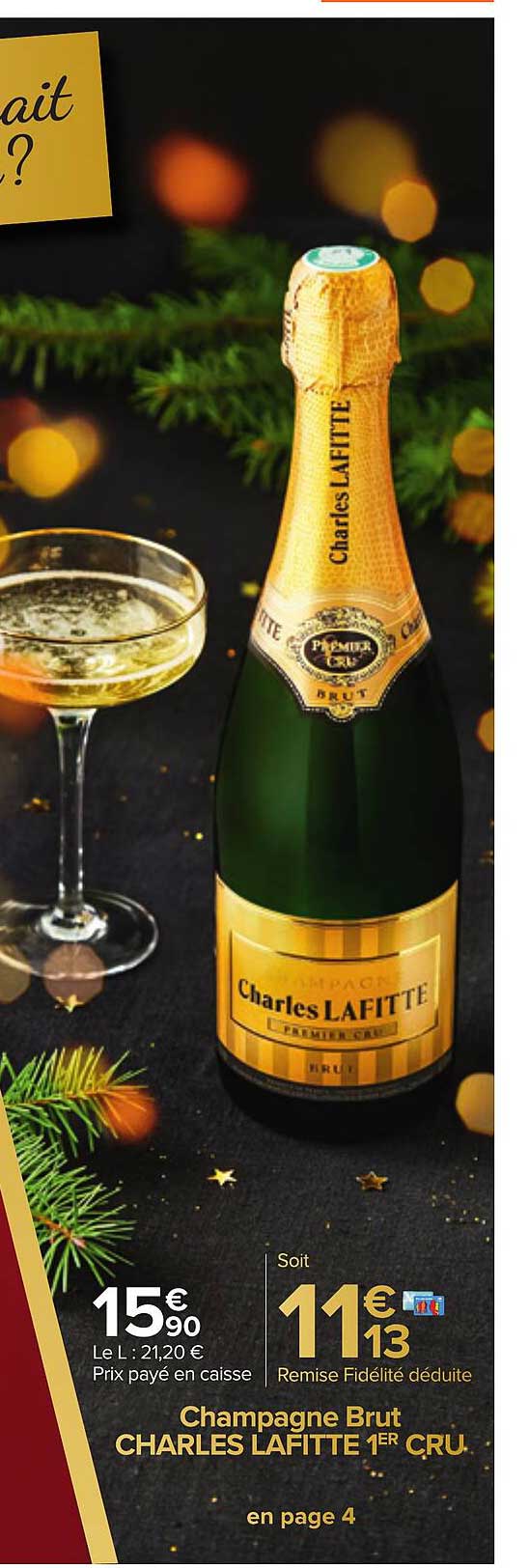 champagne brut charles lafitte 1er cru