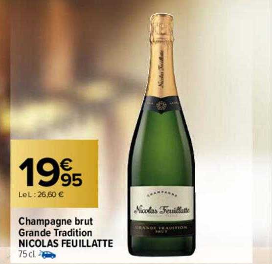 champagne brut grande tradition nicolas feuillatte