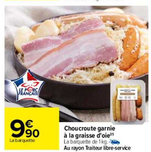 choucroute garnie à la graisse d'oie