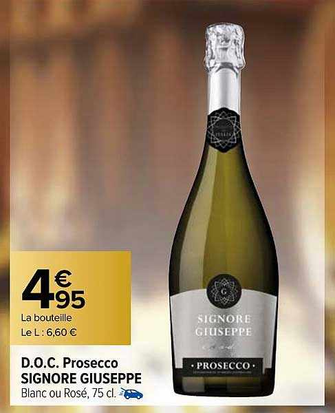 d.o.c. prosecco signore giuseppe