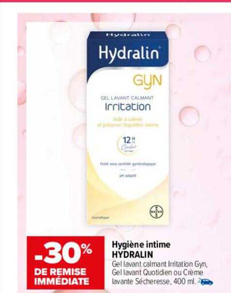 hygiène intime hydralin