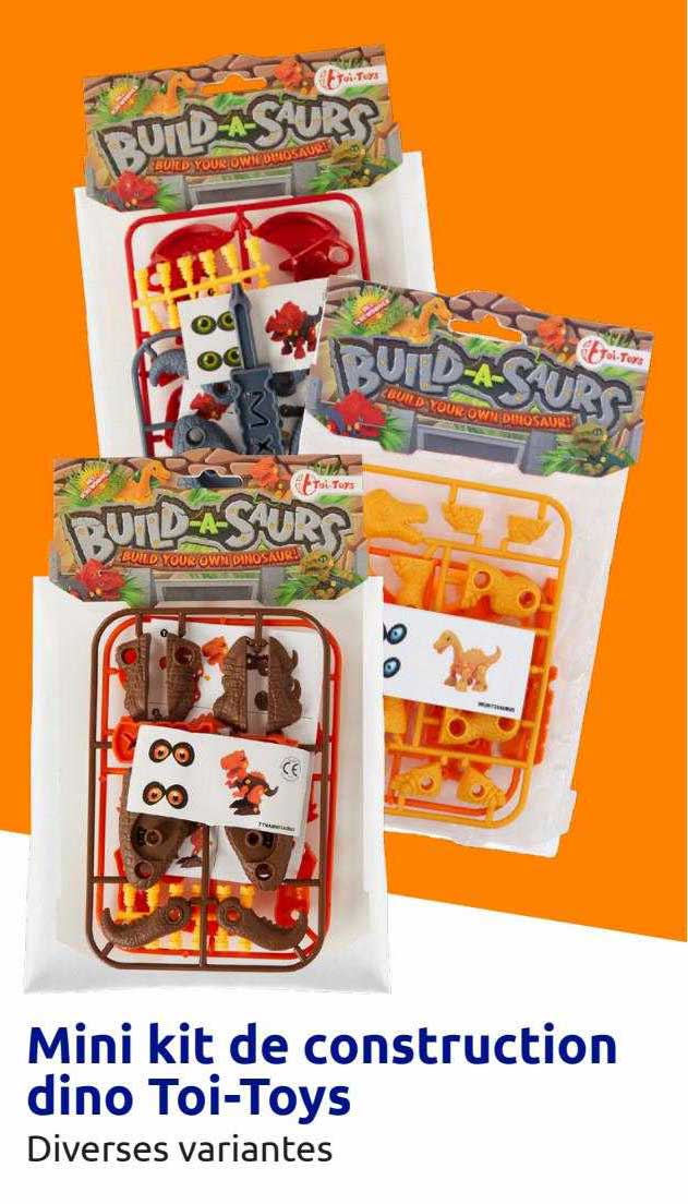 mini kit de construction dino toi-toys