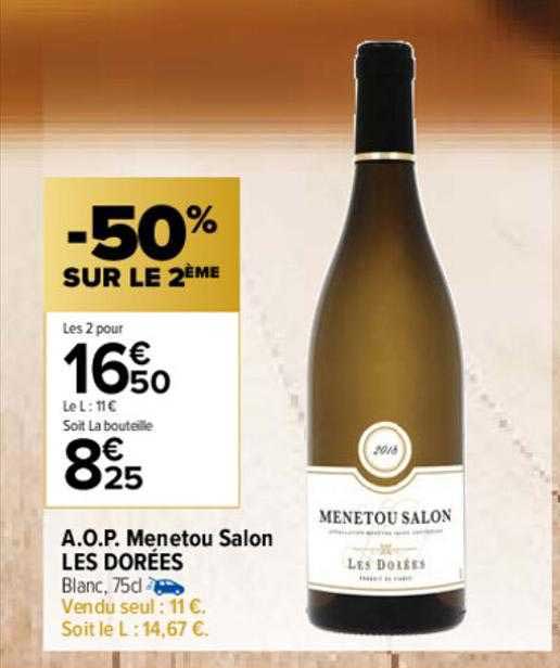 a.o.p. menetou salon les dorées