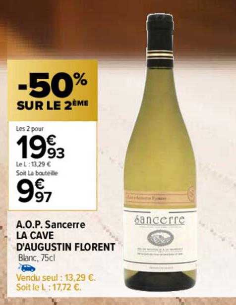 a.o.p. sancerre la cave d'augustin florent