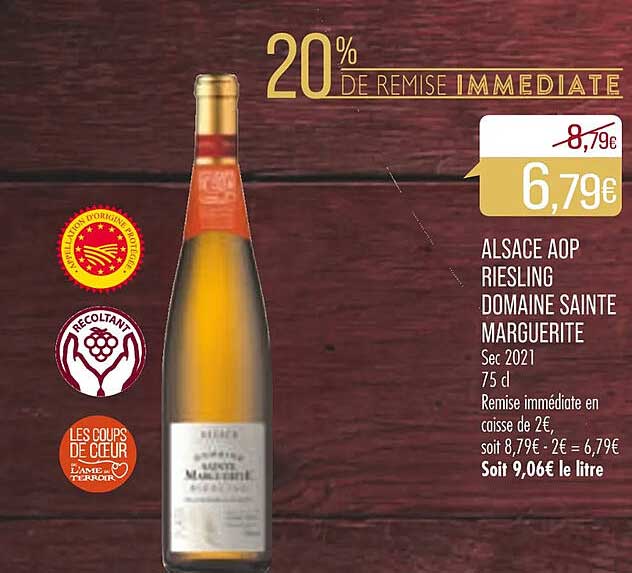 alsace aop riesling domaine sainte marguerite