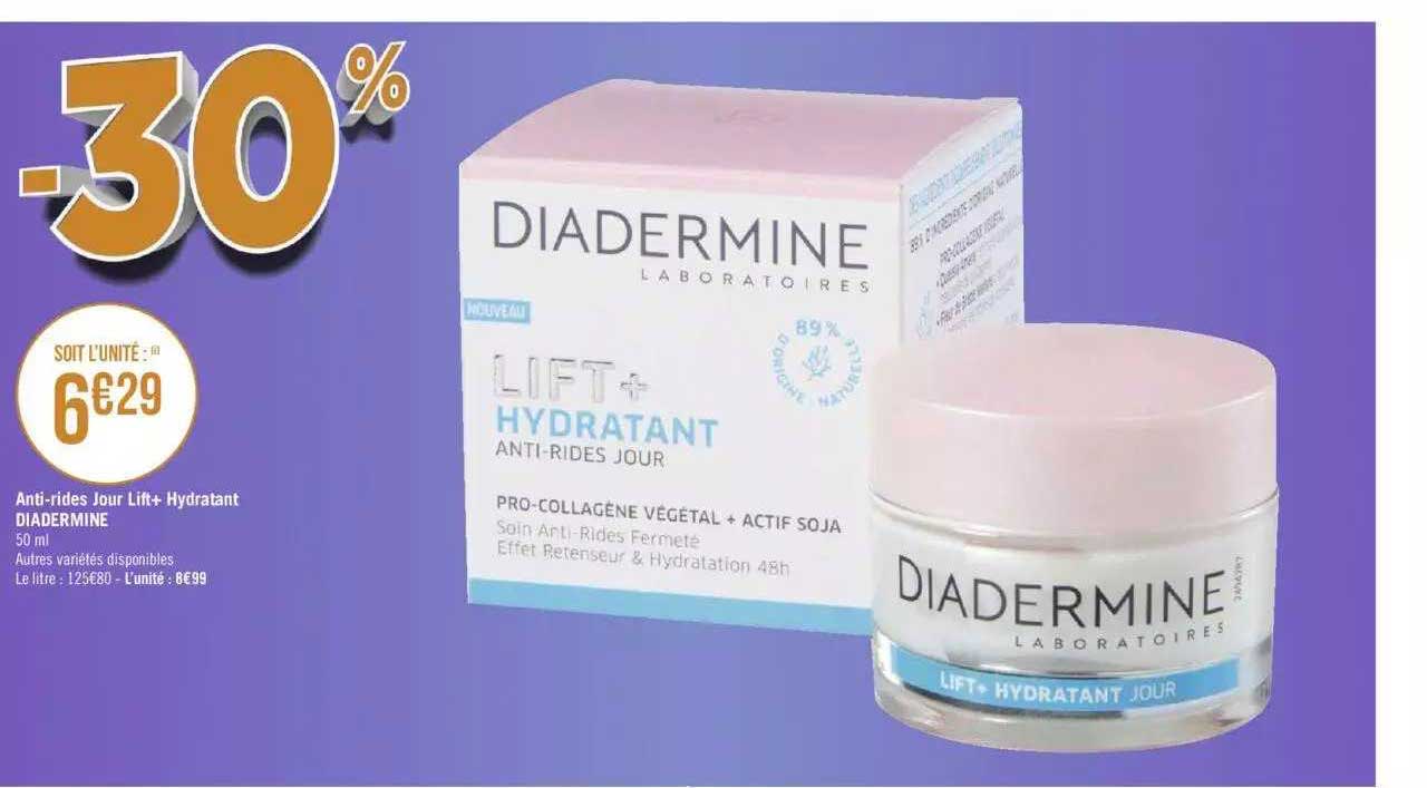 anti-rides jour lift+ hydratant diadermine