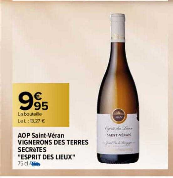 aop saint-véran vignerons des terres secrètes "esprit des lieux"