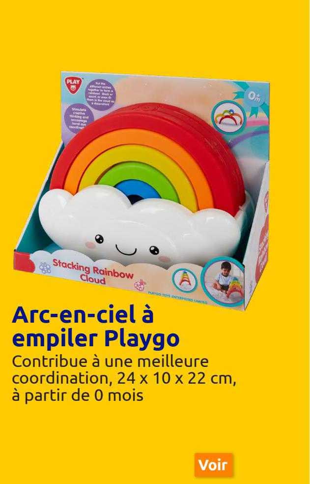 arc-en-ciel à empiler playgo