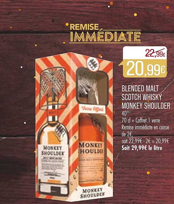 Blended Malt Scotch Whisky Monkey Shoulder