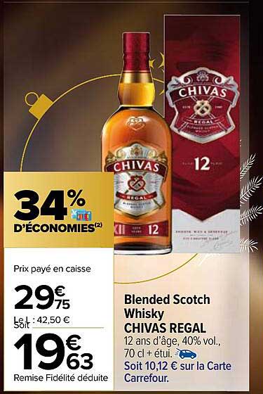 Blended Scotch Whisky Chivas Régal