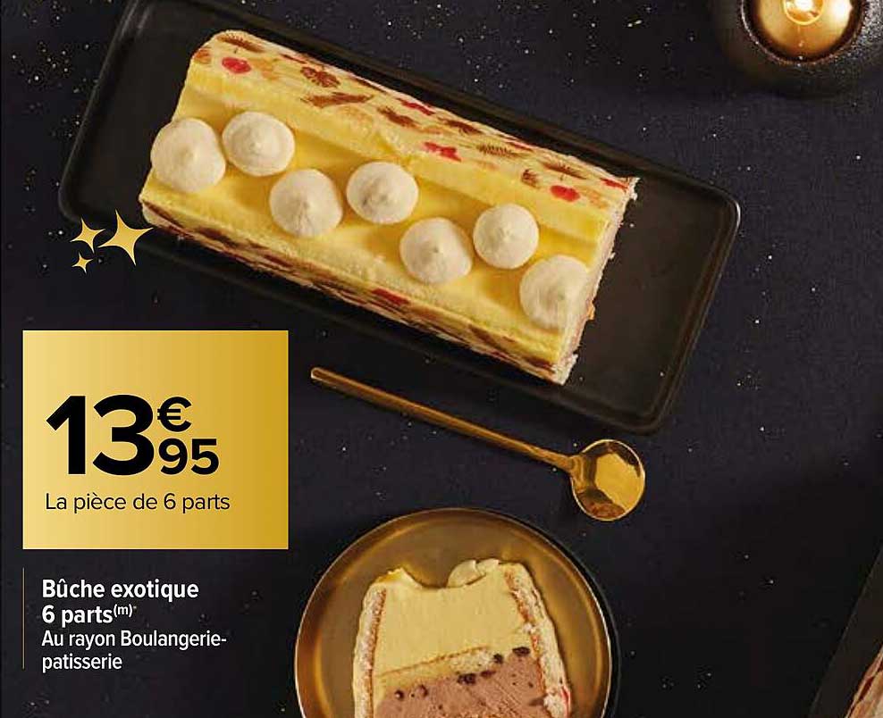 Bûche Exotique 6 Parts