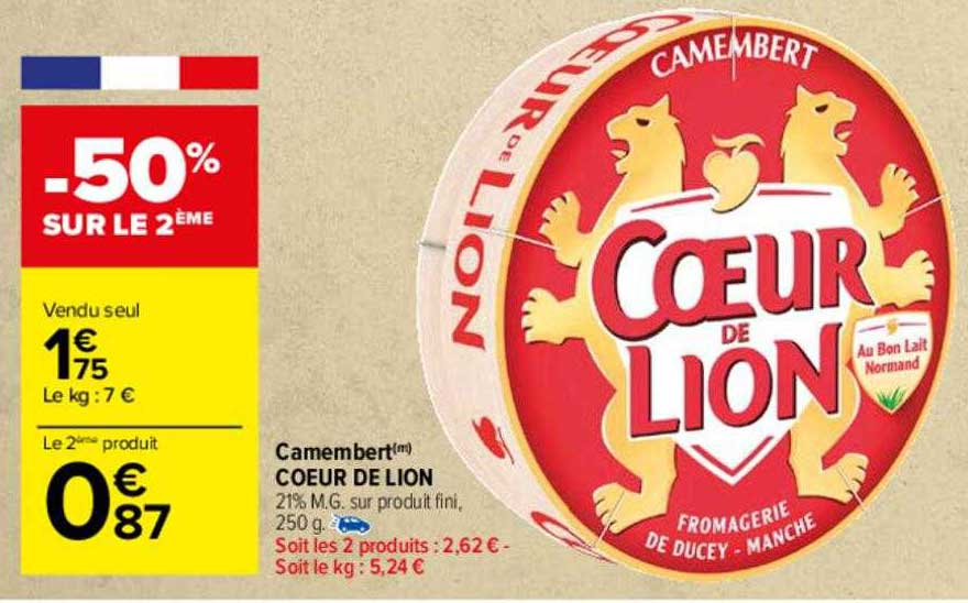 Camembert Cœur De Lion