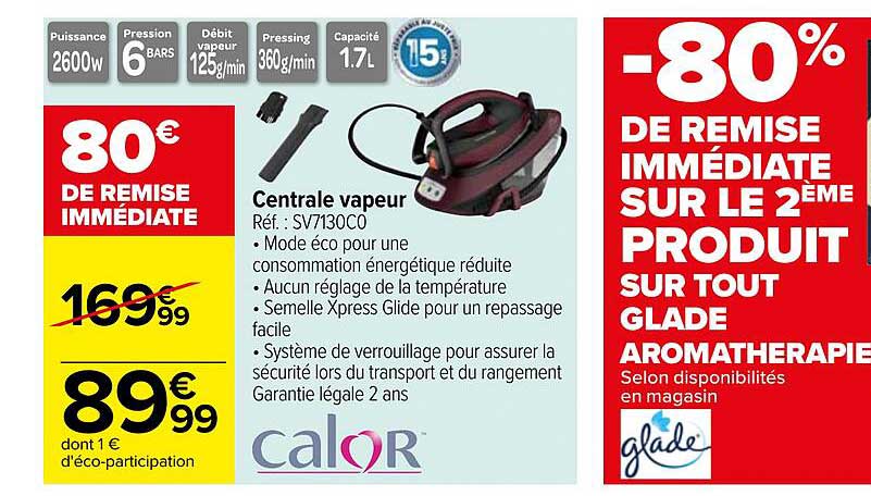 Centrale Vapeur Calor