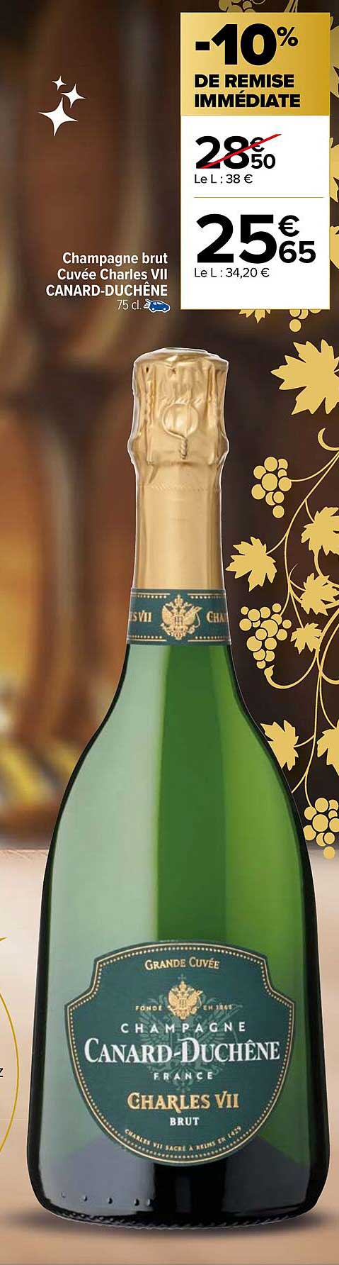 champagne brut cuvée charles VII canard-duchêne