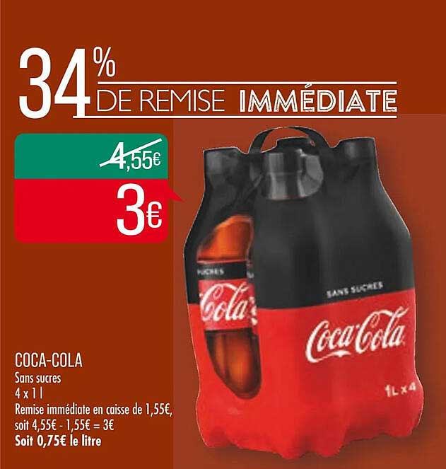 coca-cola sans sucres