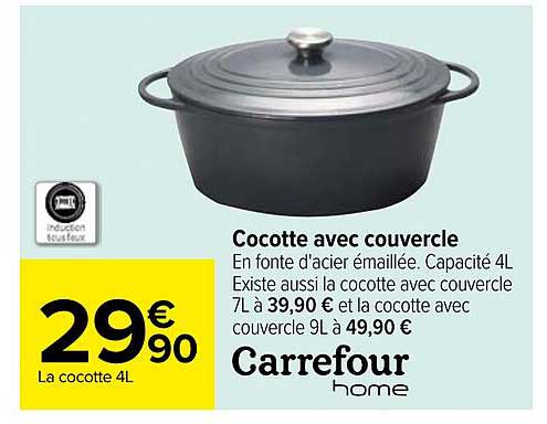 Cocotte Avec Couvercle Carrefour Home