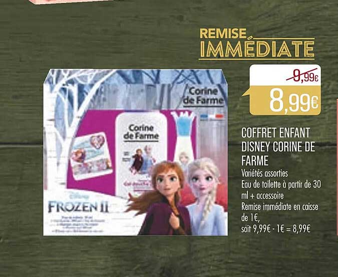 coffret enfant disney corine de farme