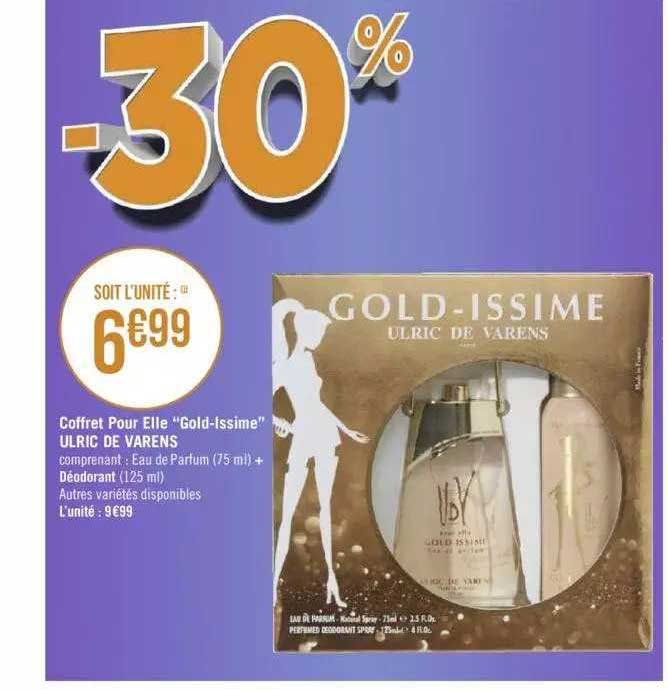 Coffret Pour Elle "gold-issime" Ulric De Varens