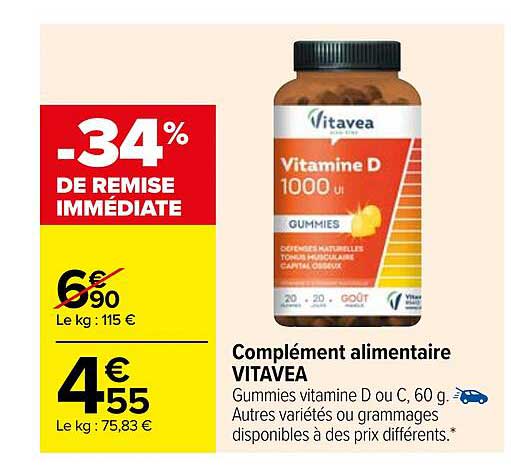 complément alimentaire vitavea