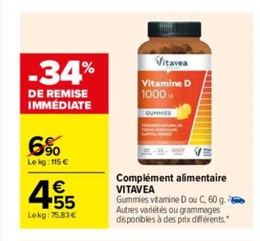 complément alimentaire vitavea