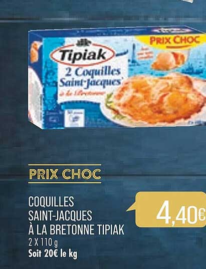 coquilles saint-jacques à la bretonne tipiak