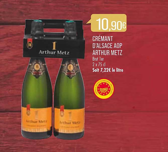 crémant d'alsace aop arthur metz