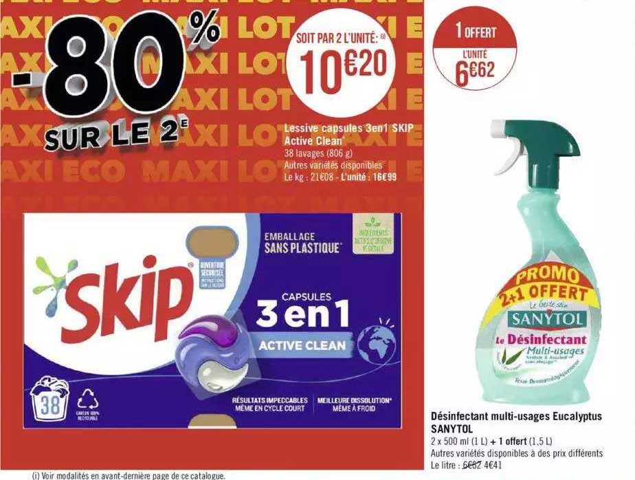 désinfectant multi-usages eucalyptus sanytol