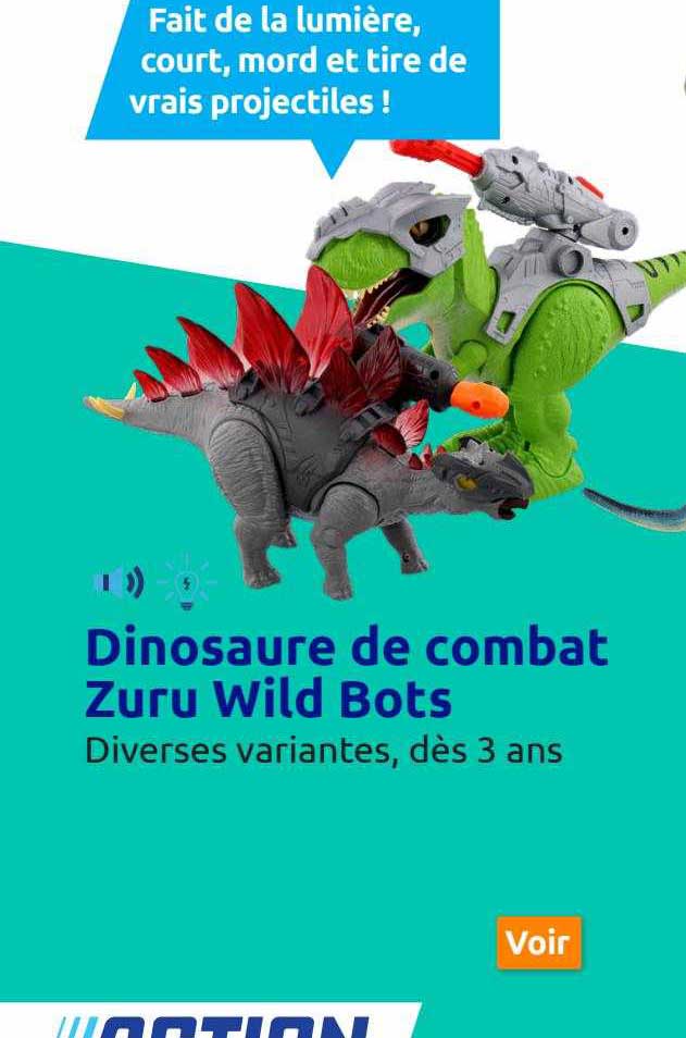 dinosaure de combat zuru wild bots