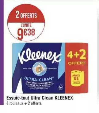 essuie-tout ultra clean kleenex
