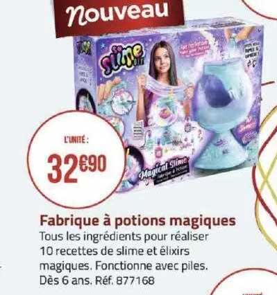 fabrique à potions magiques
