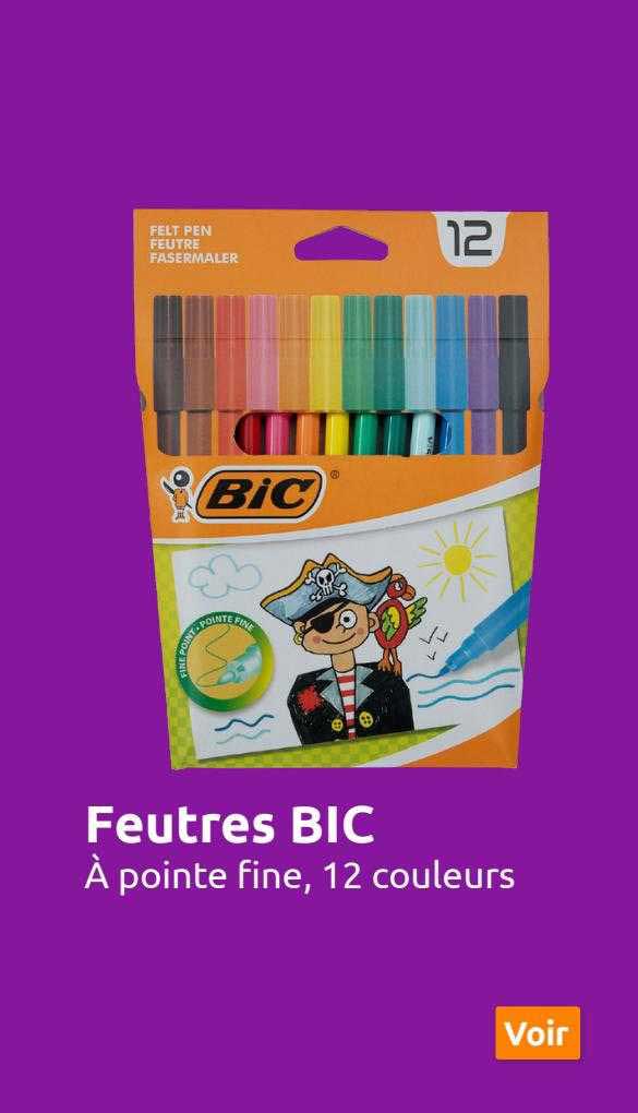 Feutres Bic