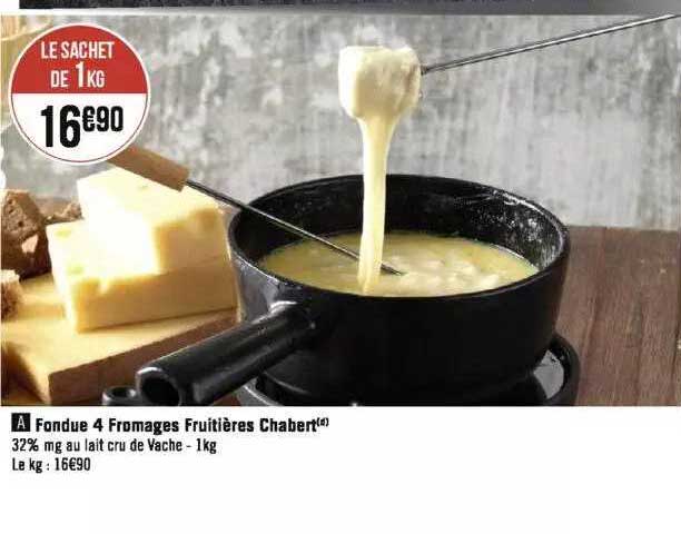 fondue 4 fromages fruitières chabert