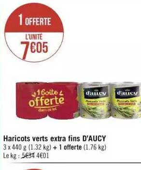 Haricots Verts Extra Fins D'aucy