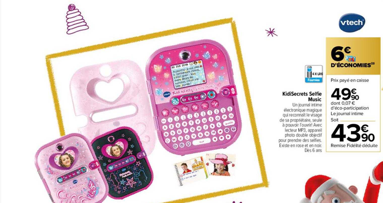 kidisecrets selfie music vtech