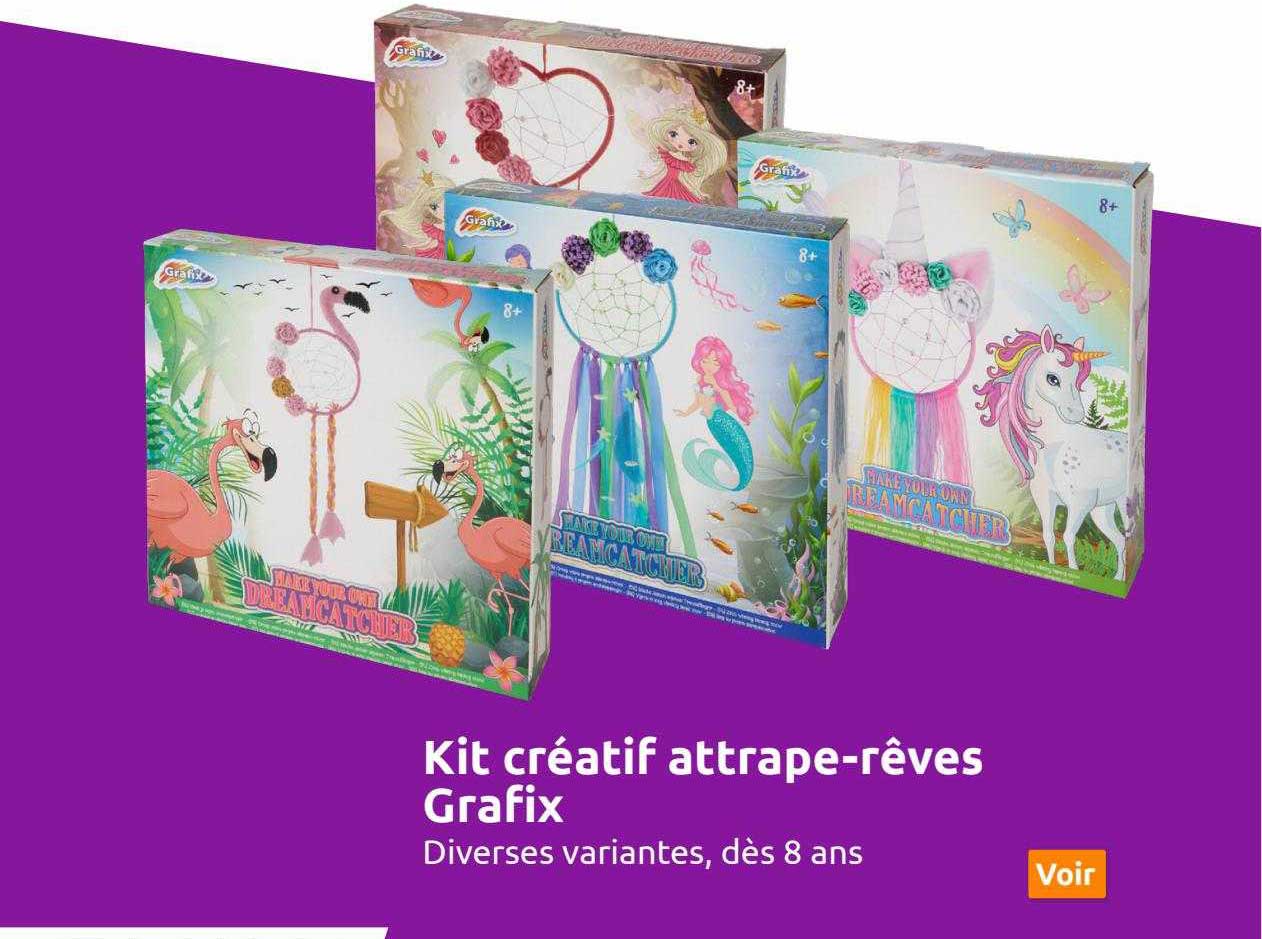 kit créatif attrape-rêves grafix