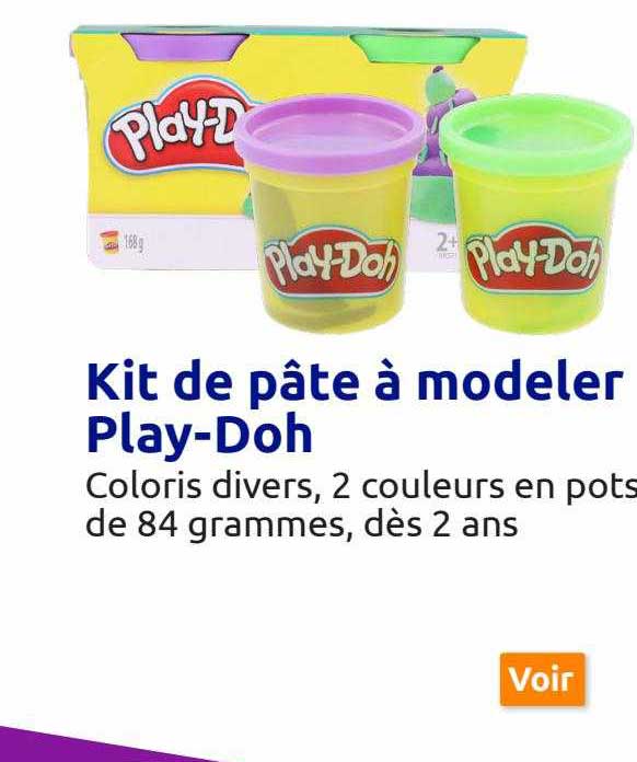 kit de pâte à modeler play-doh