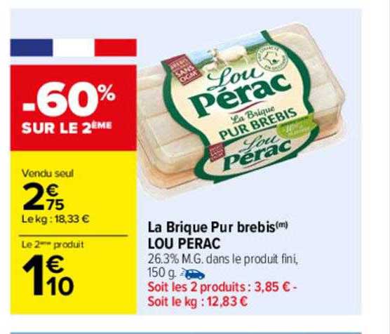 la brique pur brebis lou pérac
