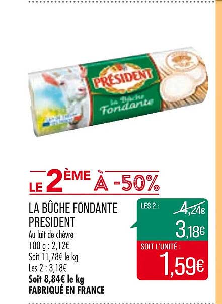 La Bûche Fondante President