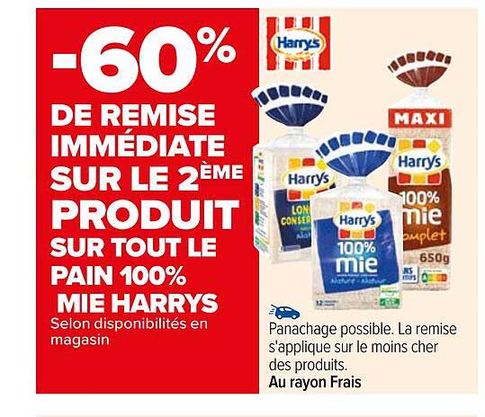 Le Pain 100% Mie Harrys