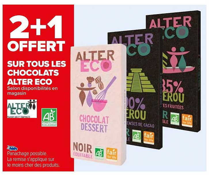 les chocolats alter eco