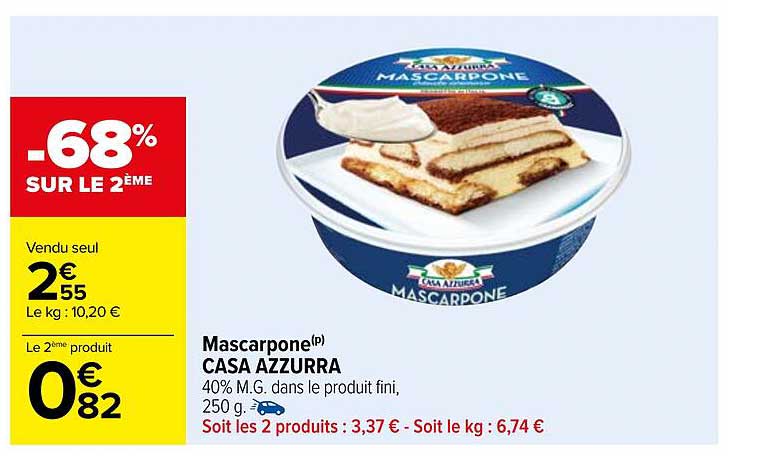 mascarpone casa azzurra