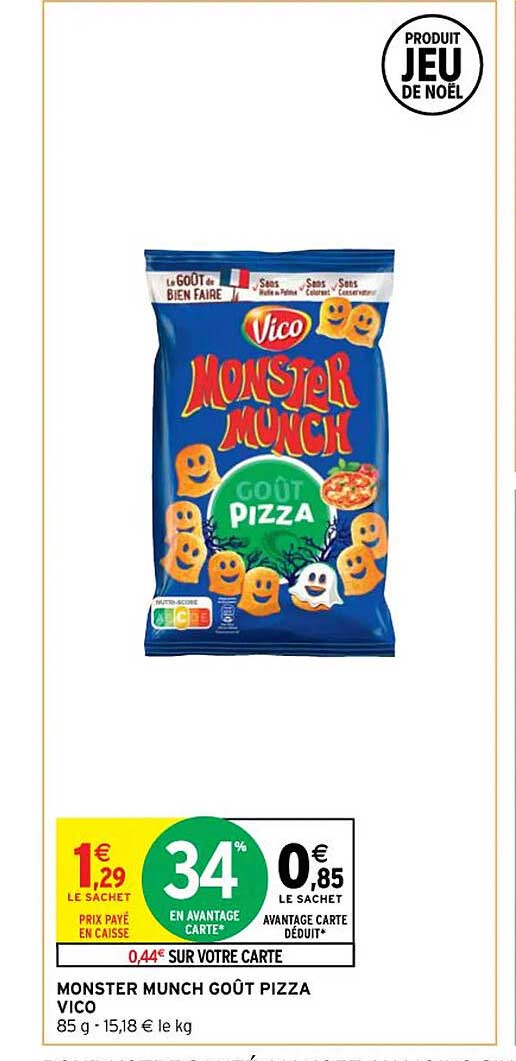 Monster Munch Goût Pizza