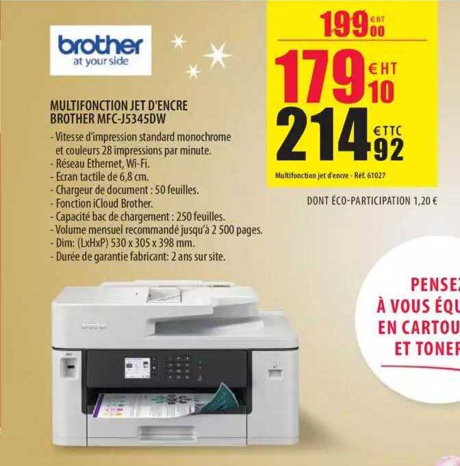 multifonction jet d'encre brother