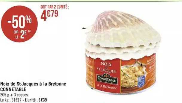 noix de st-jacques à la bretonne connetable