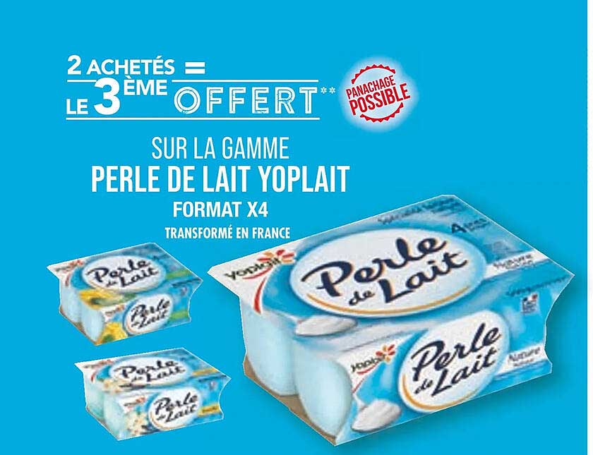 perle de lait yoplait format x4