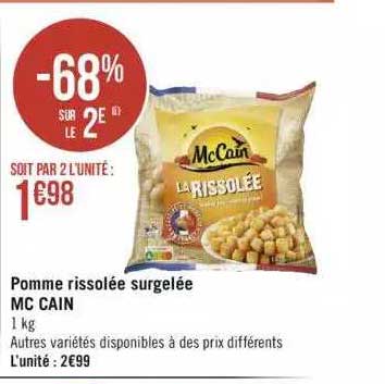 Pomme Rissolée Surgelée Mccain