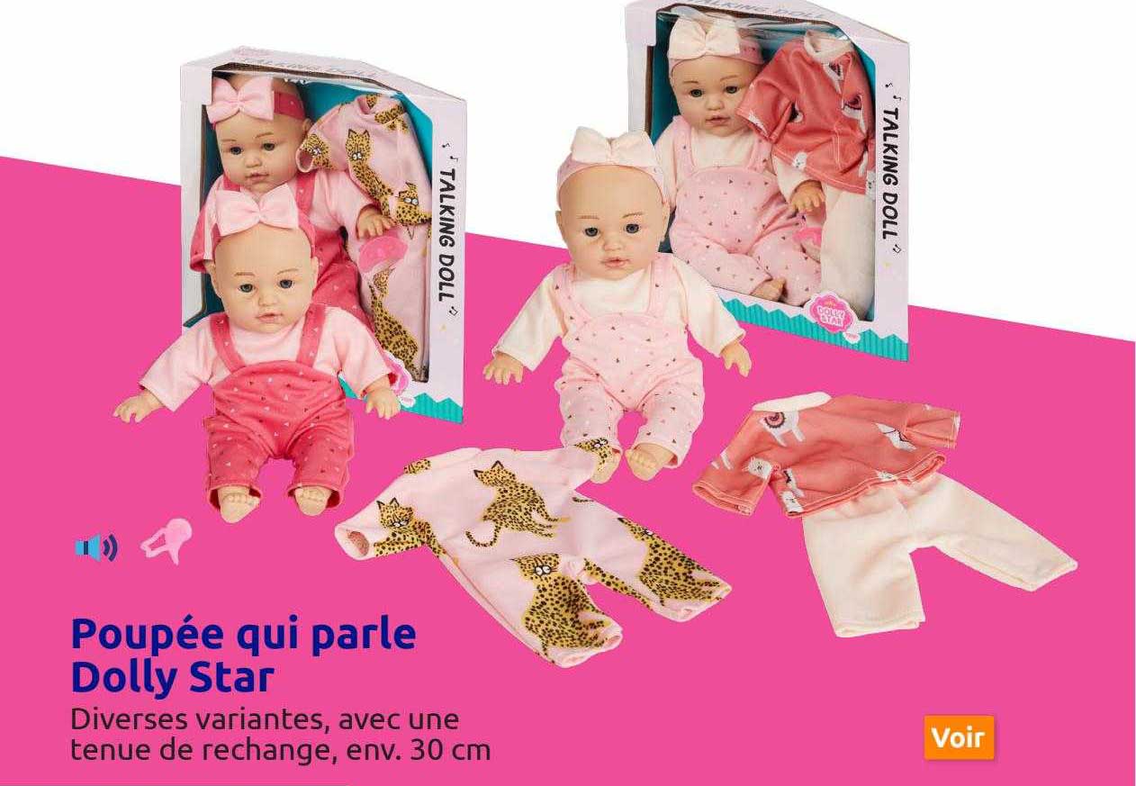 poupée qui parle dolly star