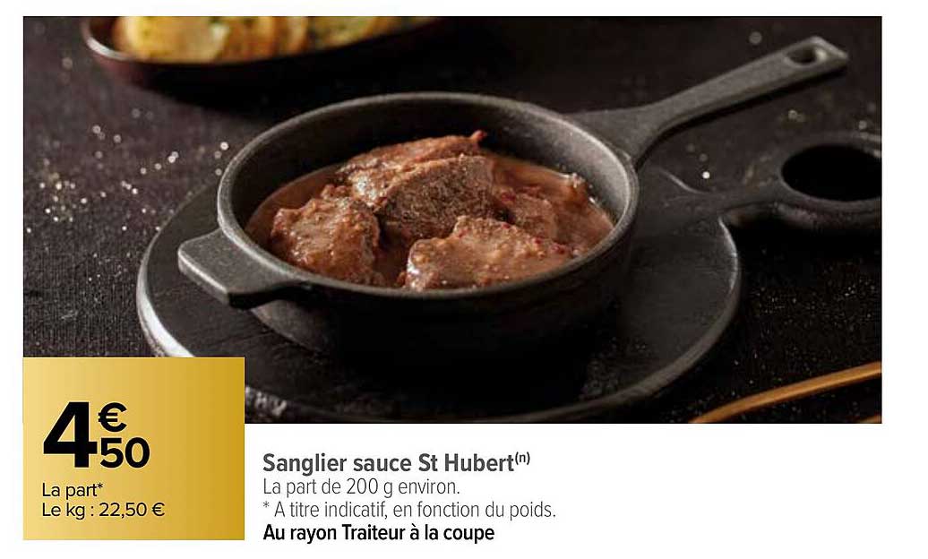 sanglier sauce st hubert