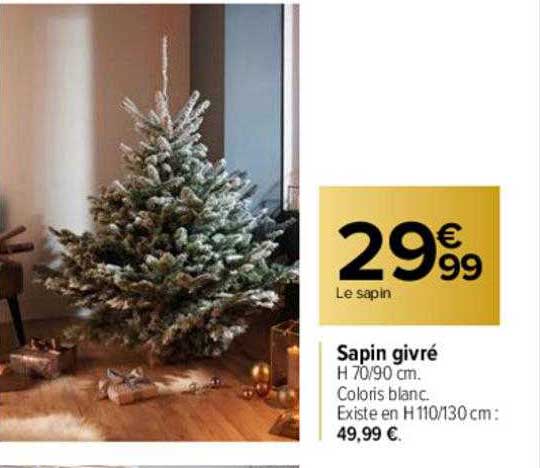 sapin givré